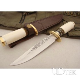 Middle Size Greece Chrysanthemum Blade Survival Knife Treasure Knife UDTEK01362